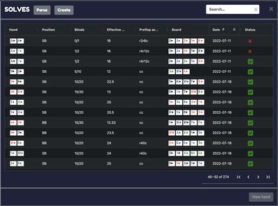 Chartopus: Cloud Neural Network Poker Solver